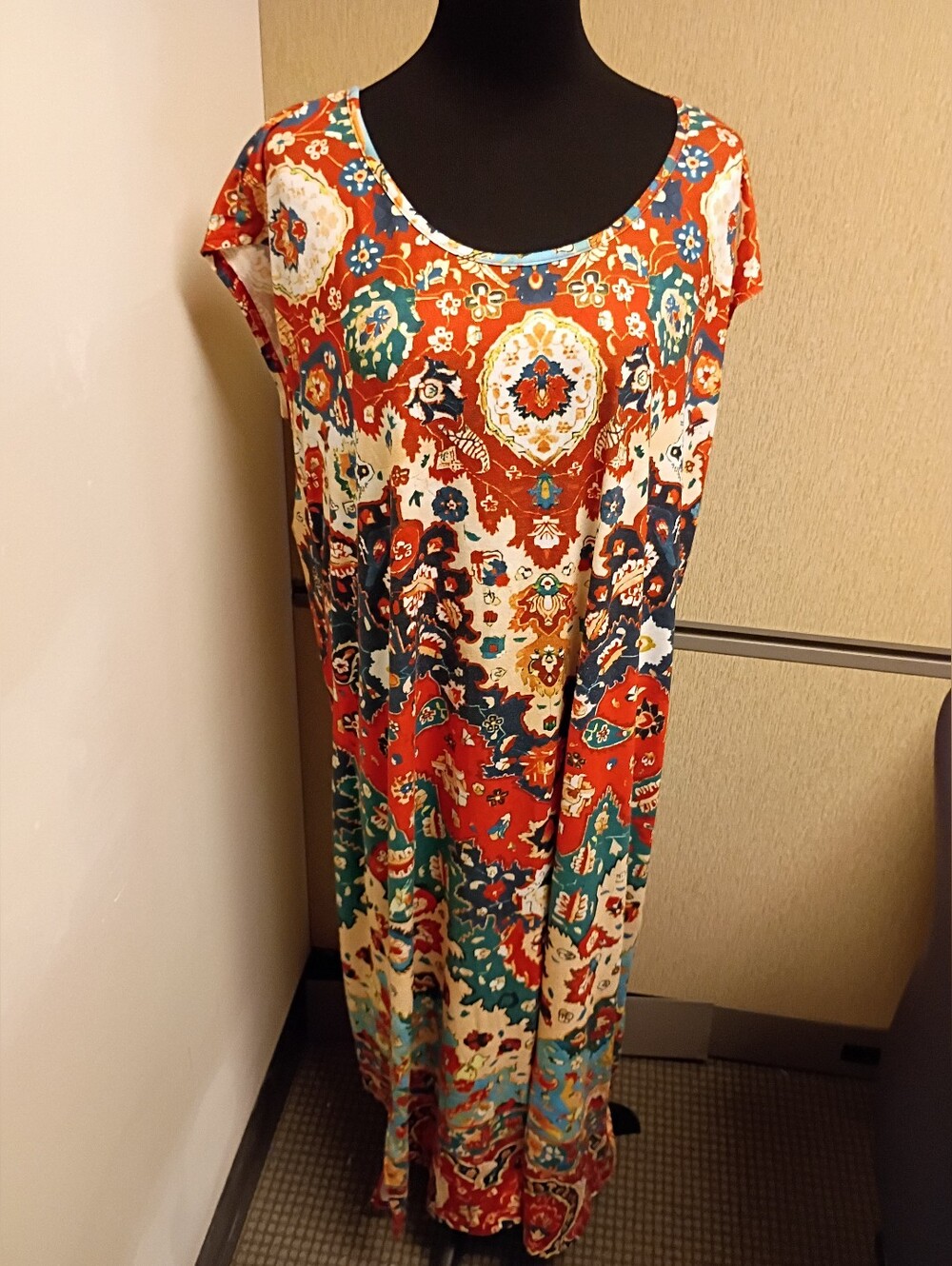 Pre-owned Shein Curve Maxi Dress Size 3XL
